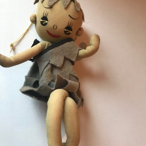 Vintage 1950's Green Pixie Doll Hand Painted Face - Picture 6 of 8